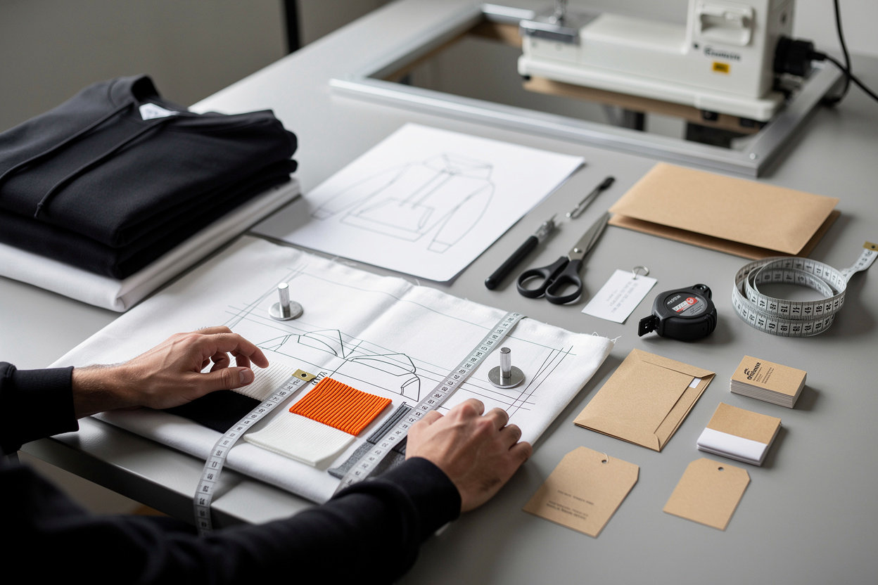 Kora Kapda streetwear production services showcasing custom garment manufacturing and design capabilities in London